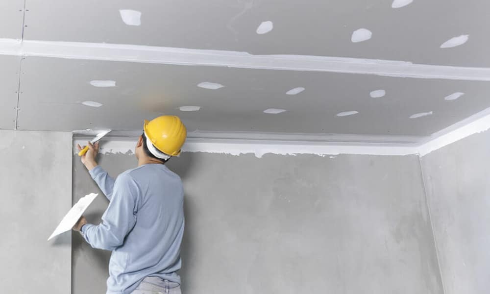 Evka 3 alçı sıva uygulaması